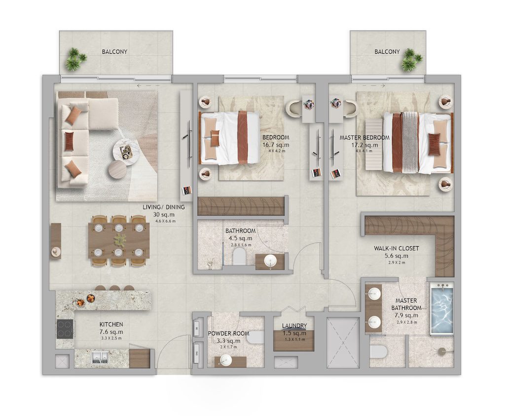 2 Bedroom